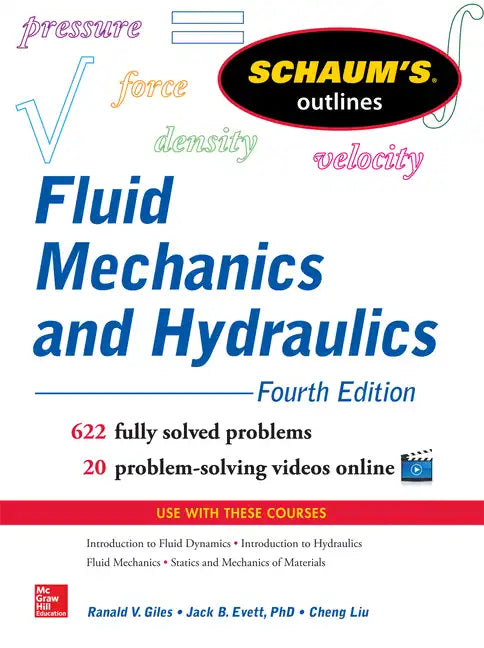 Schaum's Outline of Fluid Mechanics and Hydraulics, 4th Edition - Paperback