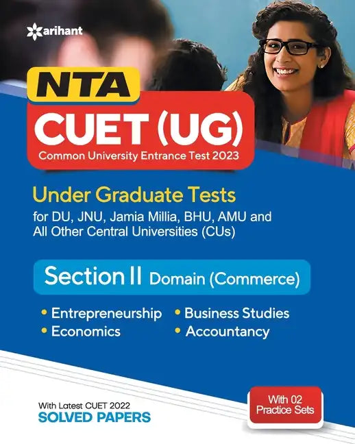 NTA CUET UG 2023 Section 2 Domain Commerce - Paperback