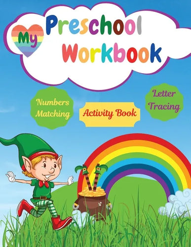 My Preschool Workbook: Math Preschool Learning Book With Letter Tracing Numbers Matching Activities For Kids - Paperback