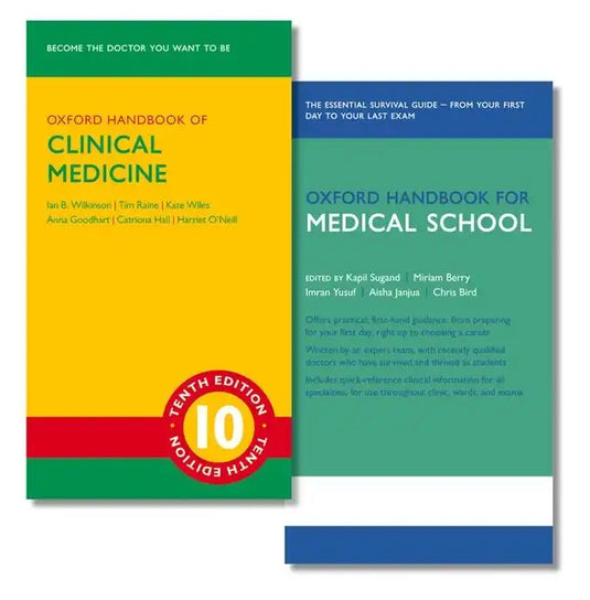 Oxford Handbook of Clinical Medicine and Oxford Handbook for Medical School - Paperback