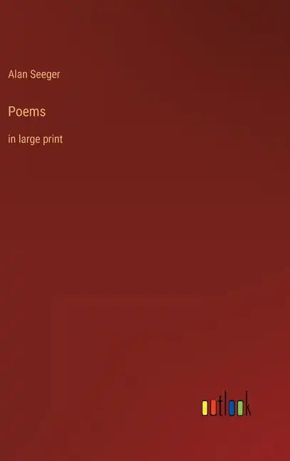 Poems: in large print - Hardcover