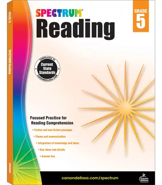 Spectrum Reading Workbook, Grade 5: Volume 24 - Paperback