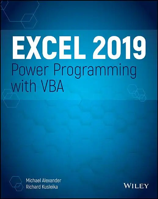 Excel 2019 Power Programming with VBA - Paperback