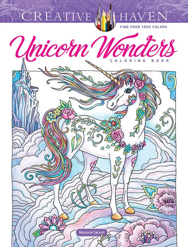 Creative Haven Unicorn Wonders Coloring Book - Paperback