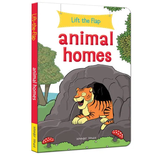 Lift the Flap: Animal Homes - Board Book
