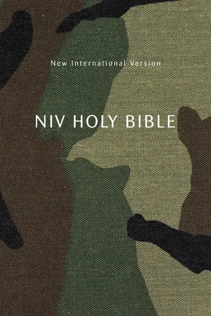 Niv, Holy Bible, Compact, Paperback, Woodland Camo, Comfort Print - Paperback
