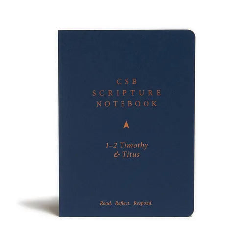 CSB Scripture Notebook, 1-2 Timothy and Titus: Read. Reflect. Respond. - Paperback