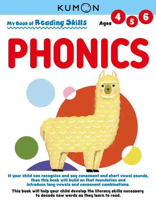 Kumon My Bk of Reading Skills: Phonics - Paperback