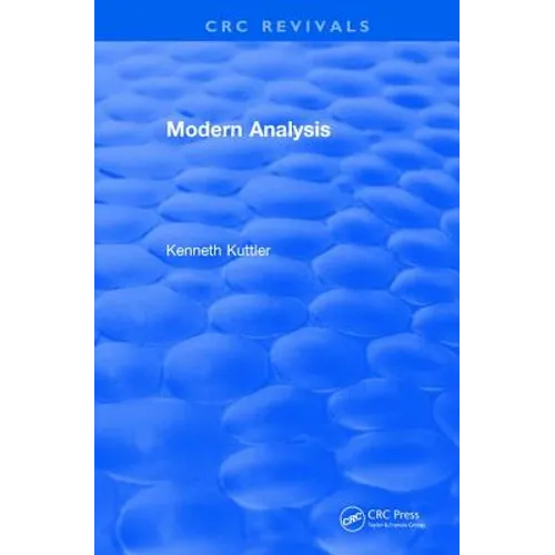 Modern Analysis (1997) - Paperback