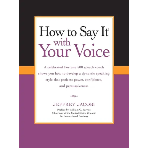 How To Say It with Your Voice