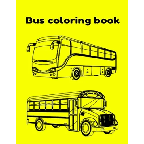 Bus coloring book - Paperback