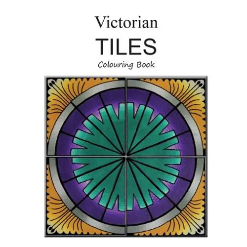 Victorian Tiles Colouring Book - Paperback