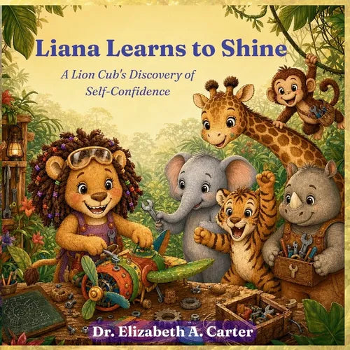 Liana Learns to Shine: A Lion Cub's Discovery of Self-Confidence - Paperback