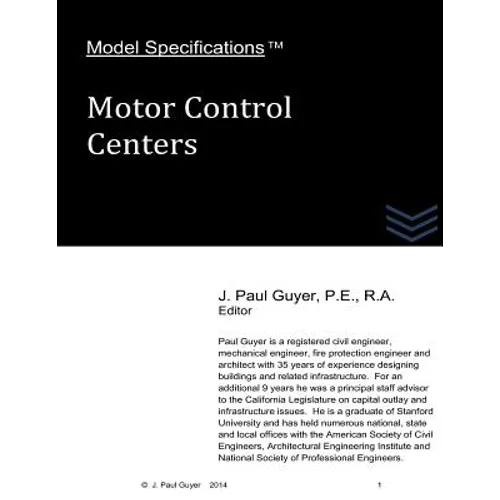 Model Specifications: Motor Control Centers