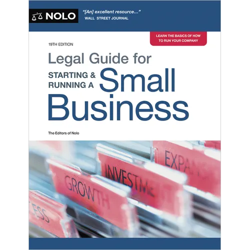 Legal Guide for Starting & Running a Small Business - Paperback