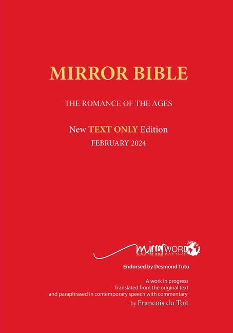 TEXT ONLY Mirror Bible PAPERBACK 2024 Edition - Paperback