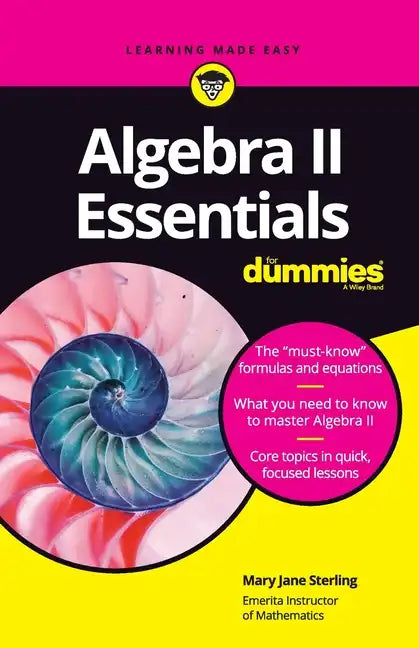 Algebra II Essentials for Dummies - Paperback