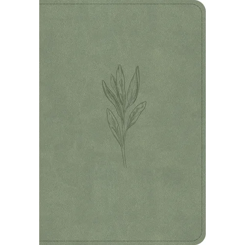 NASB Large Print Compact Reference Bible, Sage Suedesoft Leathertouch - Imitation Leather