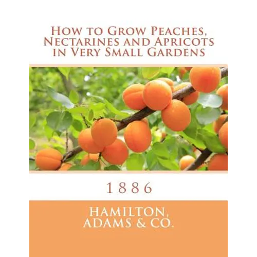How to Grow Peaches, Nectarines and Apricots in Very Small Gardens: 1886 - Paperback