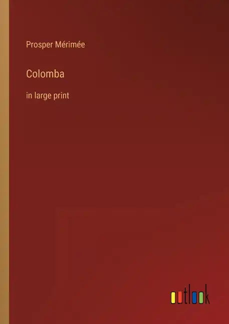 Colomba: in large print - Paperback