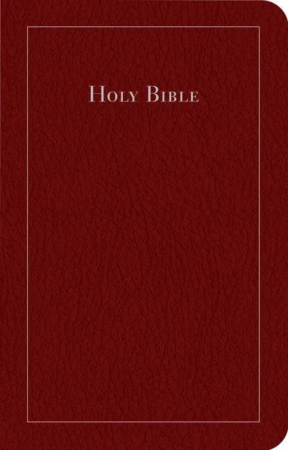 Ceb Common English Bible Thinline, Bonded Leather Burgundy - Leather
