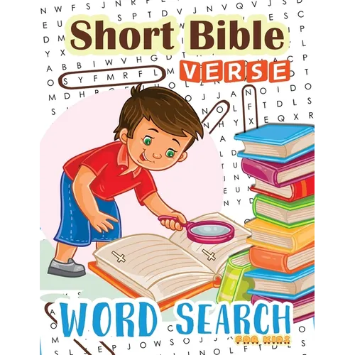 Word Search: Short Bible Verse for Kids: 48 Memory Short Bible Verse for Kids Ages 6-8 - Paperback