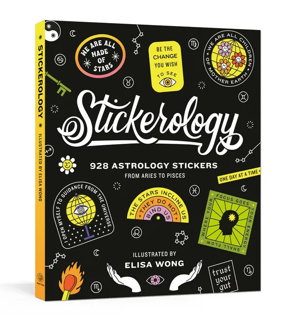 Stickerology: 928 Astrology Stickers from Aries to Pisces: Stickers for Journals, Water Bottles, Laptops, Planners, and More - Paperback
