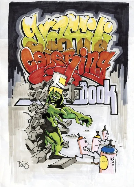 Graffiti Coloring Book - Paperback