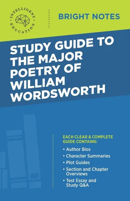 Study Guide to the Major Poetry of William Wordsworth - Paperback
