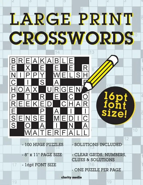 Large Print Crosswords - Paperback