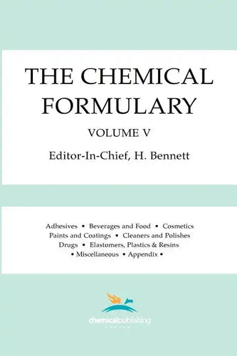The Chemical Formulary, Volume 5 - Paperback