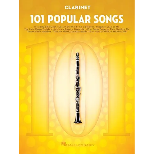 101 Popular Songs for Clarinet - Paperback
