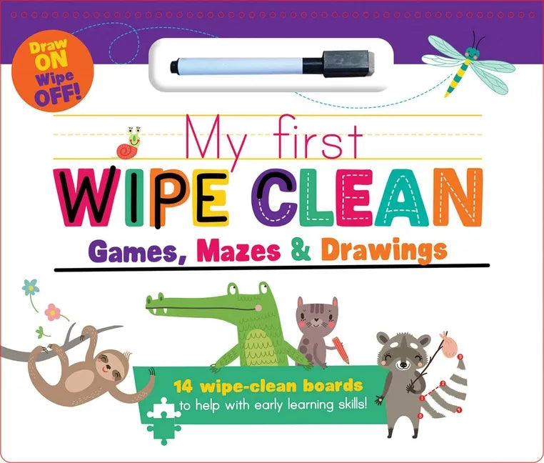 My First Wipe Clean: Games, Mazes & Drawings - Hardcover