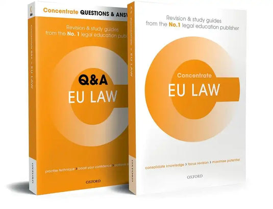 Eu Law Revision Concentrate Pack: Law Revision and Study Guide - Paperback