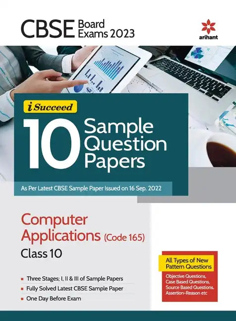 CBSE Board Exam 2023 I-Succeed 10 Sample Question Papers Computer Applications (Code 165) Class 10 - Paperback