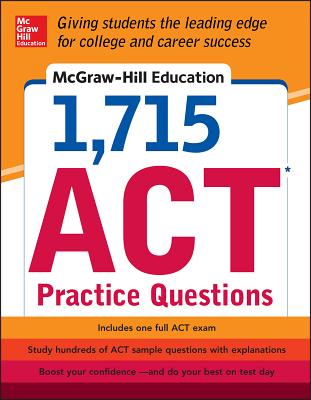 McGraw-Hill Education 1,715 ACT Practice Questions - Paperback