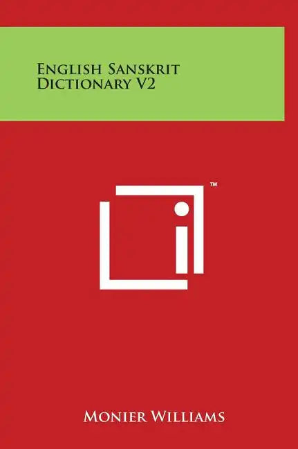 English Sanskrit Dictionary V2 - Hardcover