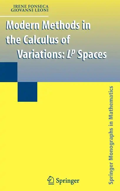 Modern Methods in the Calculus of Variations: L^p Spaces - Hardcover