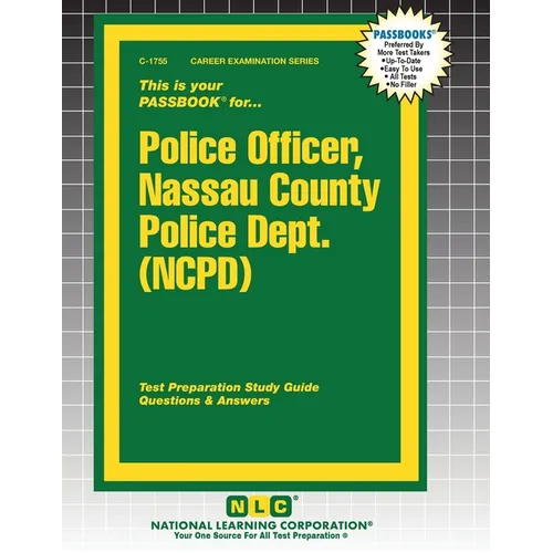 Police Officer, Nassau County Police Dept. (NCPD) - Paperback
