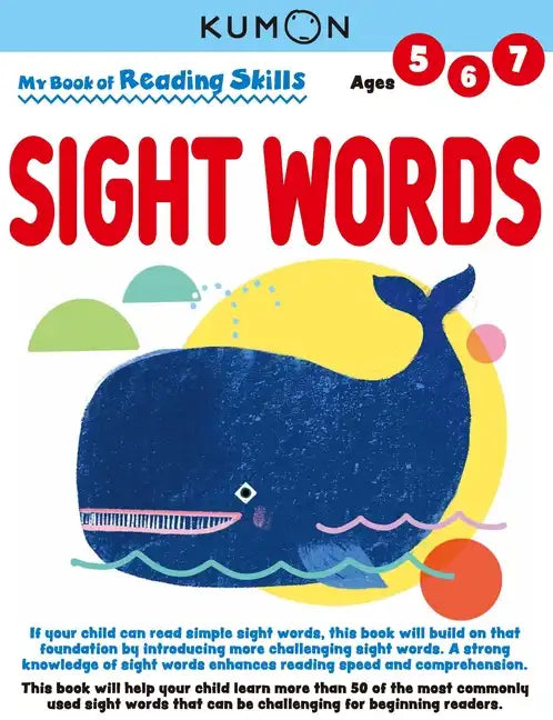 Kumon My Bk of Reading Skills: Sight Words - Paperback