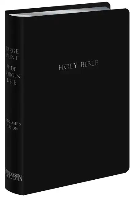 Large Print Wide Margin Bible-KJV - Bonded Leather