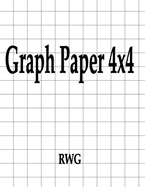 Graph Paper 4x4: 150 Pages 8.5