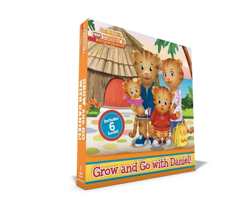 Grow and Go with Daniel! (Boxed Set): No Red Sweater for Daniel; Tiger Family Trip; Daniel Goes to the Carnival; Daniel Chooses to Be Kind; Daniel's F - Paperback
