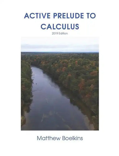 Active Prelude to Calculus - Paperback