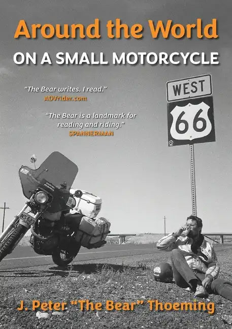 Around the world on a small motorcycle - Paperback