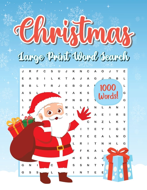 Christmas Word Search 1000 Words!: Word Search Puzzles for Adults with Solution - Christmas Theme - Paperback