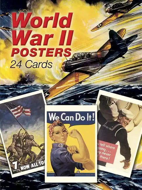 World War II Posters: 24 Cards - Paperback