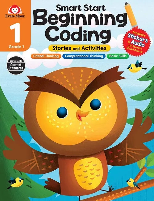 Smart Start: Beginning Coding Stories and Activities, Grade 1 Workbook - Paperback