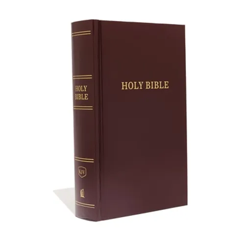 KJV, Pew Bible, Large Print, Hardcover, Burgundy, Red Letter Edition - Hardcover