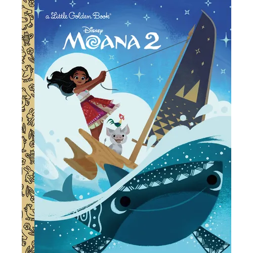 Disney Moana 2 Little Golden Book - Hardcover